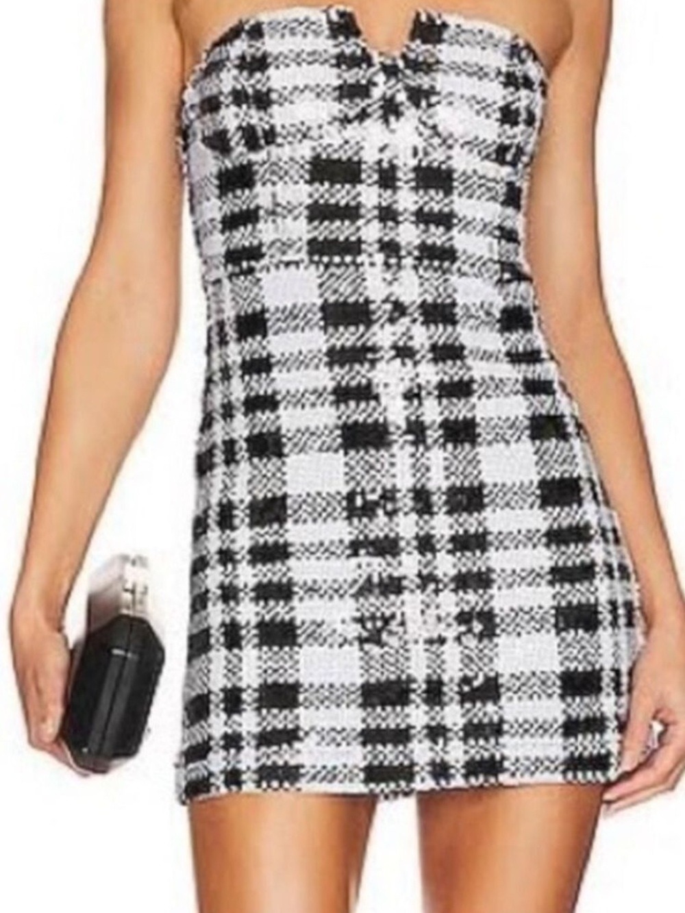 Steve Madden Reta Plaid Sequin Dress NWT $99